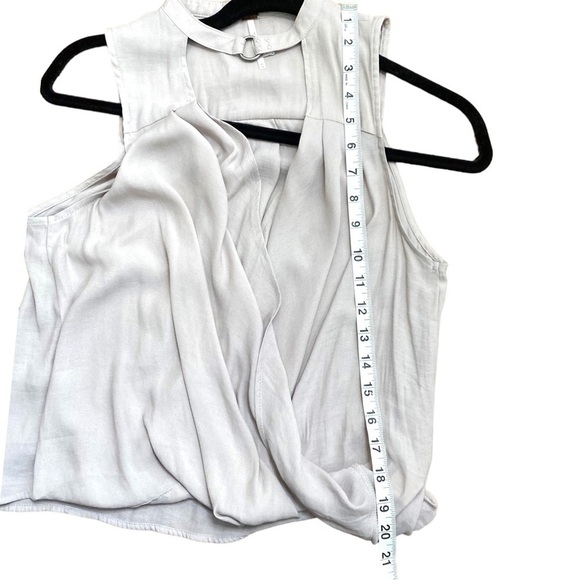 Free People Silver ‘So Fine’ Wrap Tank Top - Picture 10 of 10